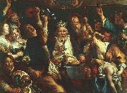 Jacob Jordaens The King Drinks oil painting on canvas
